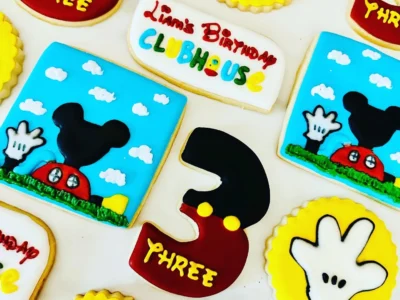 Clubhouse Birthday Cookies