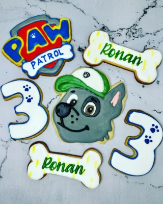 Paw Patrol 3rd Birthday Cookies