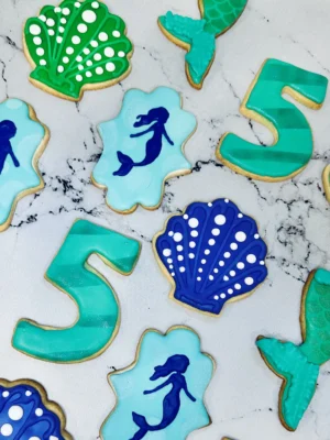 Birthday Mermaid Cookies