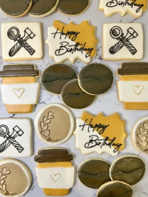 Coffee Lover Birthday Cookies