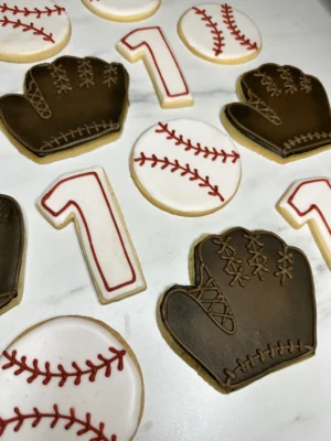 Baseball Birthday Cookies