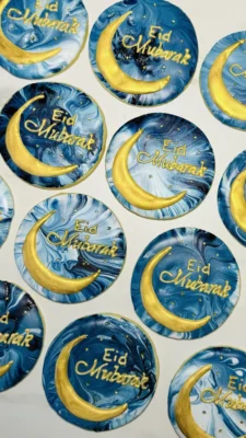 Eid Mubarak cookies for Ramadan