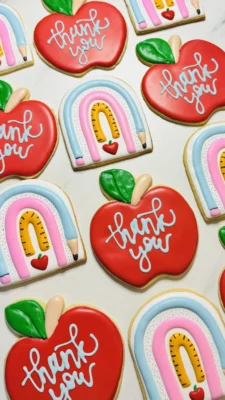 Teacher appreciation day cookies